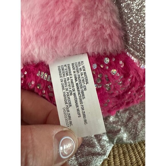 Zuru Pink bird stuffed animal - Picture 9 of 10